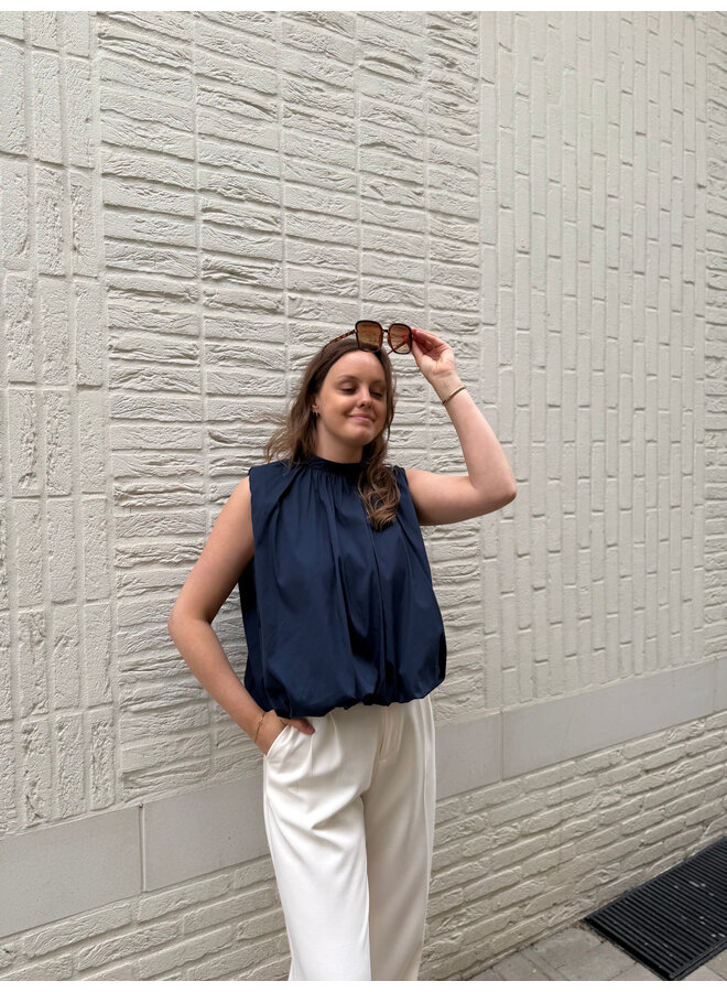 Beau Top Bow Dark Blue