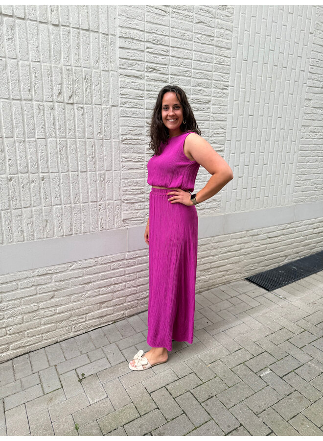 Célestine Set Skirt + Top Purple