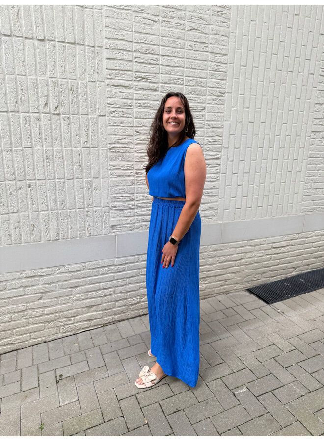 Célestine Set Skirt + Top Blue