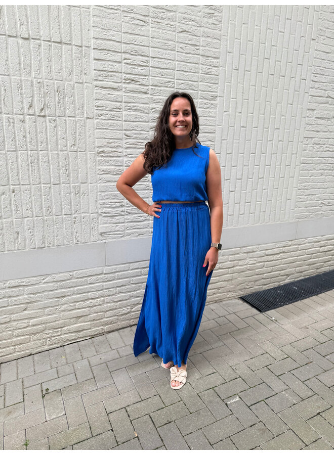 Célestine Set Skirt + Top Blue