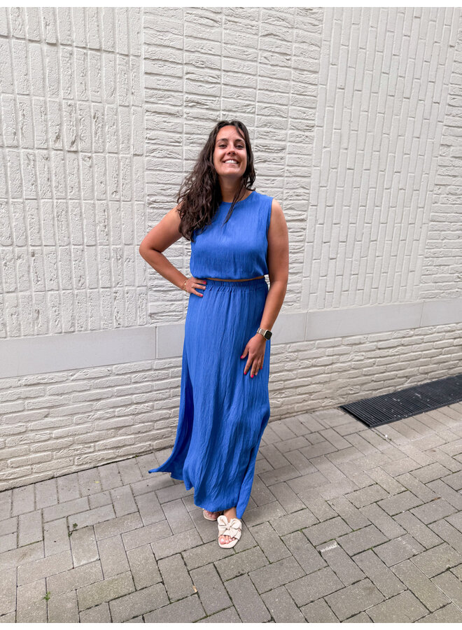 Célestine Set Skirt + Top Blue