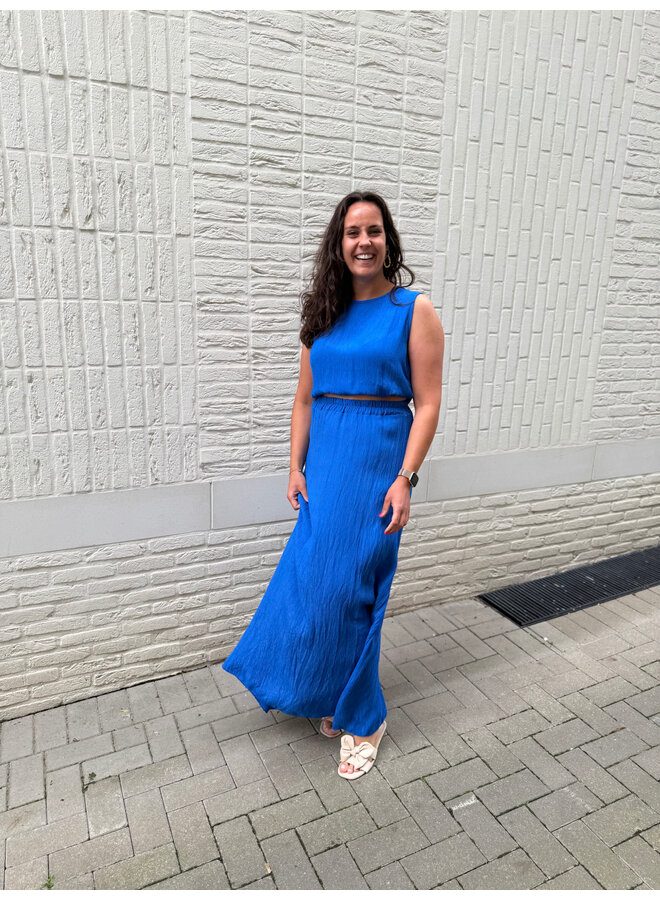 Célestine Set Skirt + Top Blue
