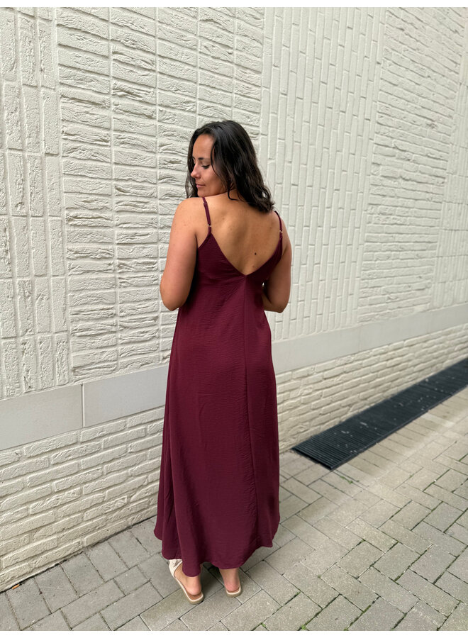 Lilly Summer Dress Burgundy