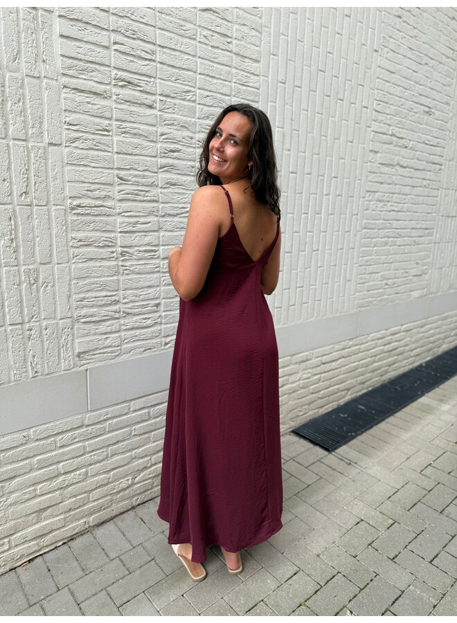 Lilly Summer Dress Burgundy