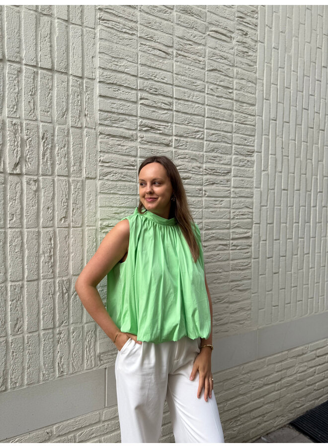 Beau Top Bow Light Green