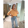 Millie Bow Striped T-Shirt Yellow