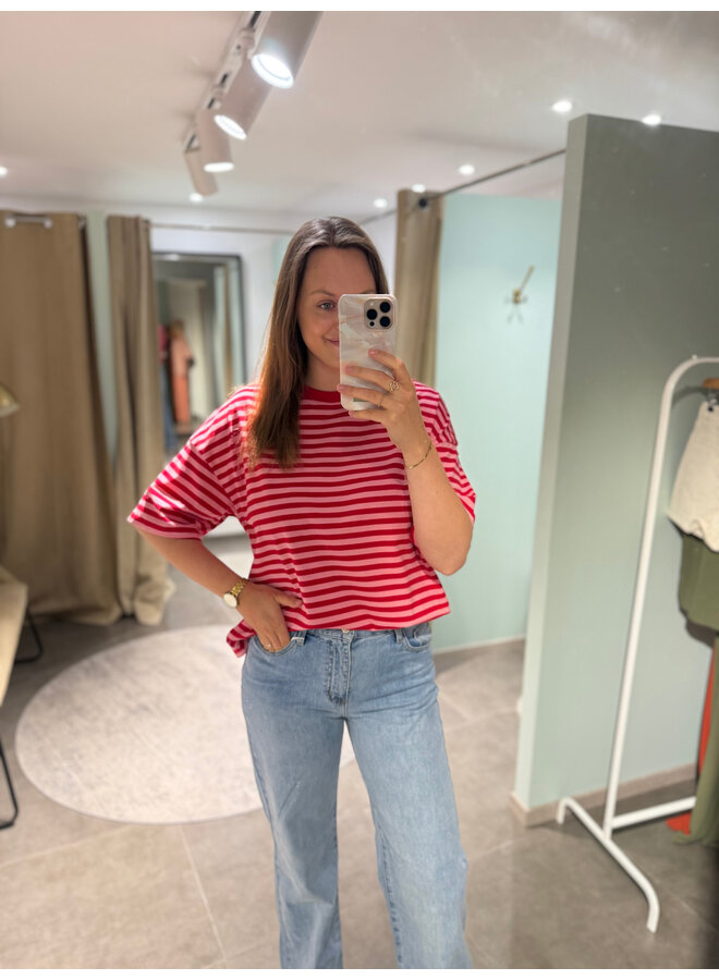 Faye T-Shirt Red