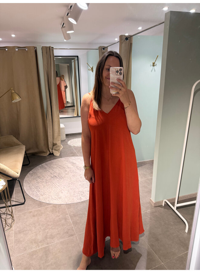 Lilly Summer Dress Terracotta