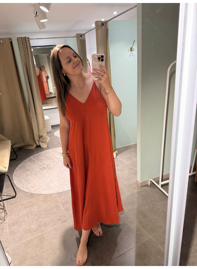 Lilly Summer Dress Terracotta