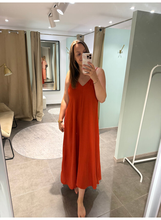 Lilly Summer Dress Terracotta