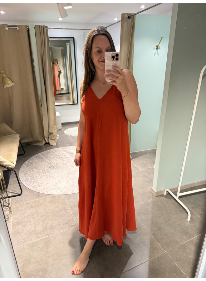 Lilly Summer Dress Terracotta