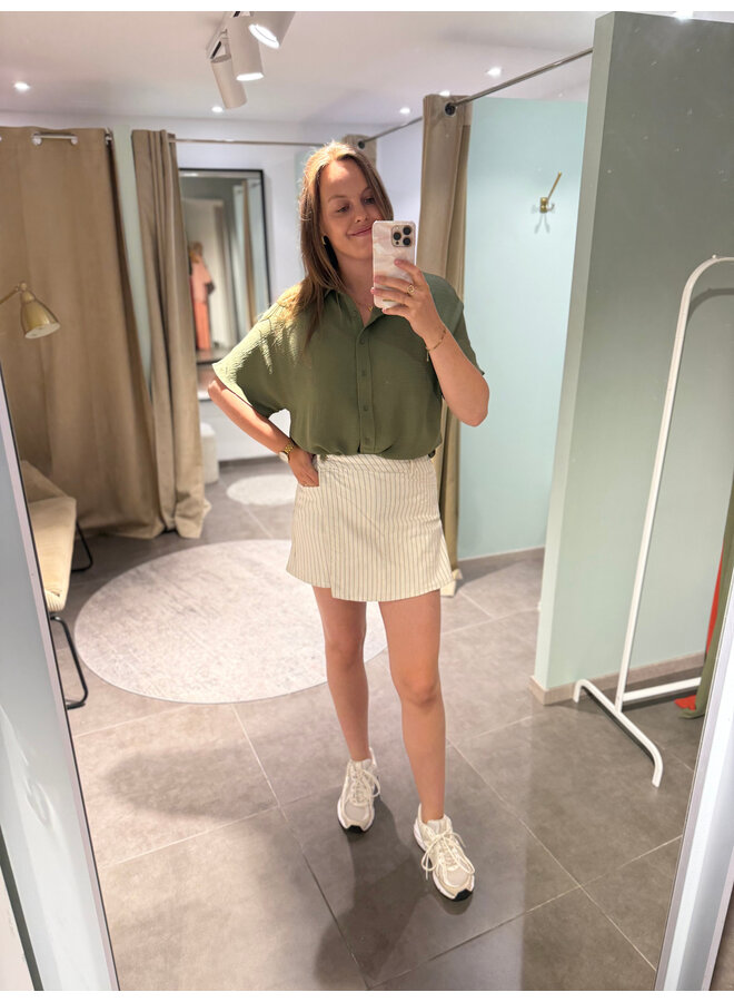 Jadene Striped Skort