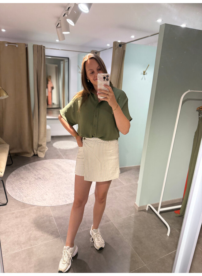 Jadene Striped Skort