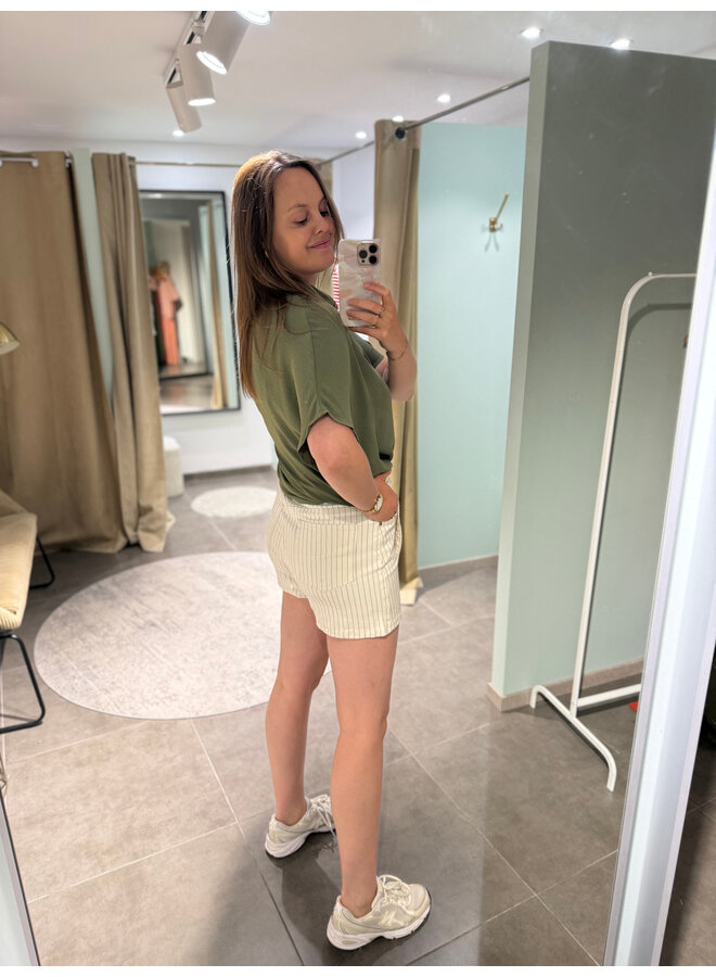 Jadene Striped Skort