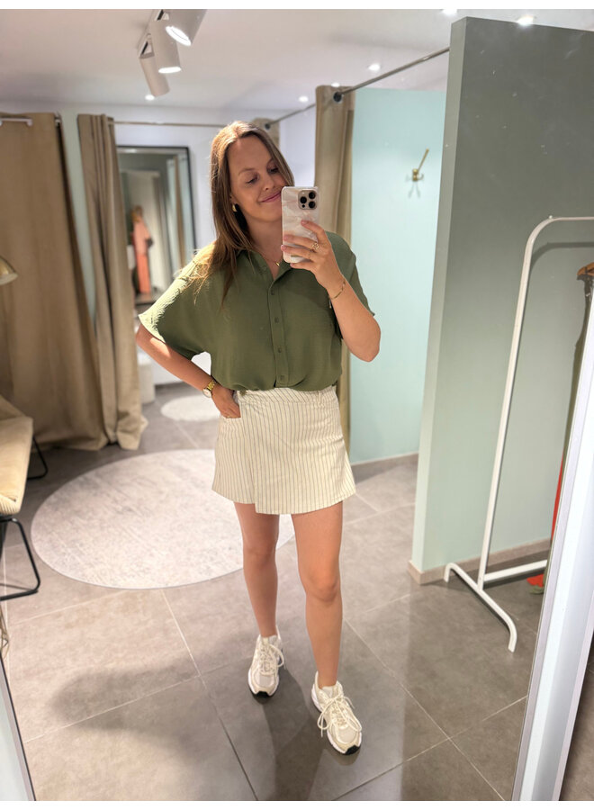 Jadene Striped Skort