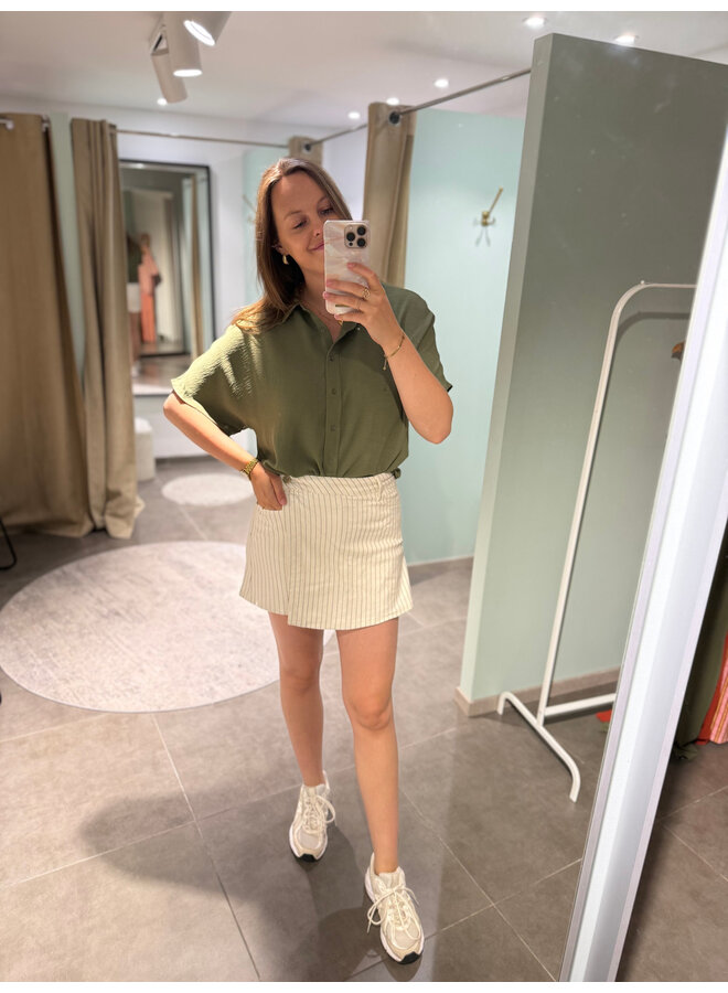 Jadene Striped Skort