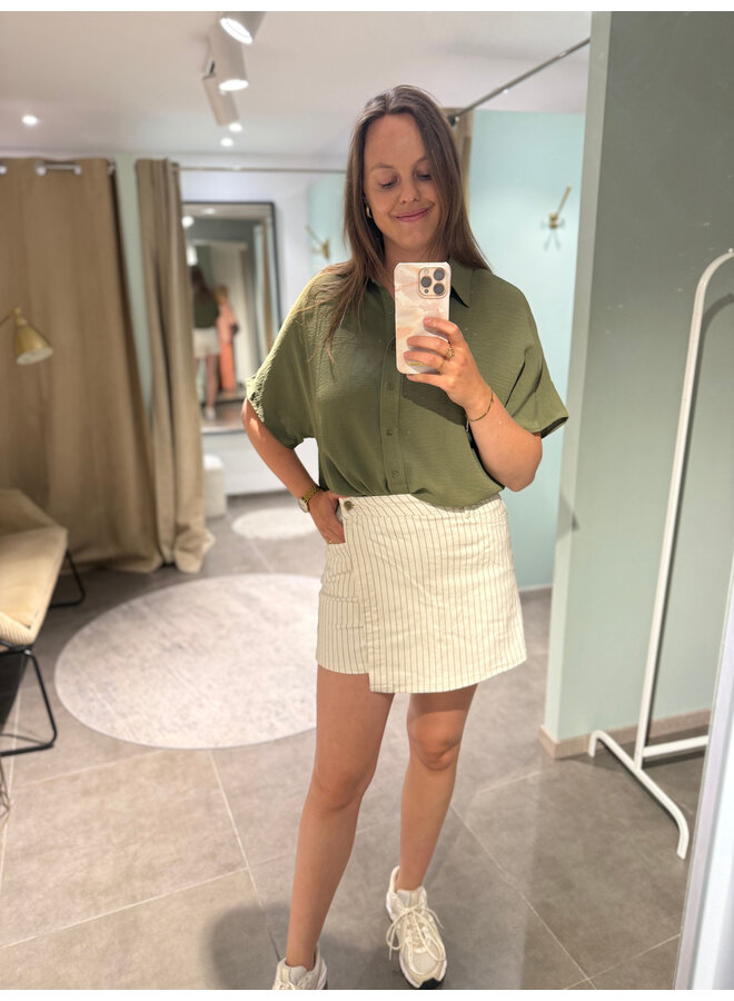 Jadene Striped Skort