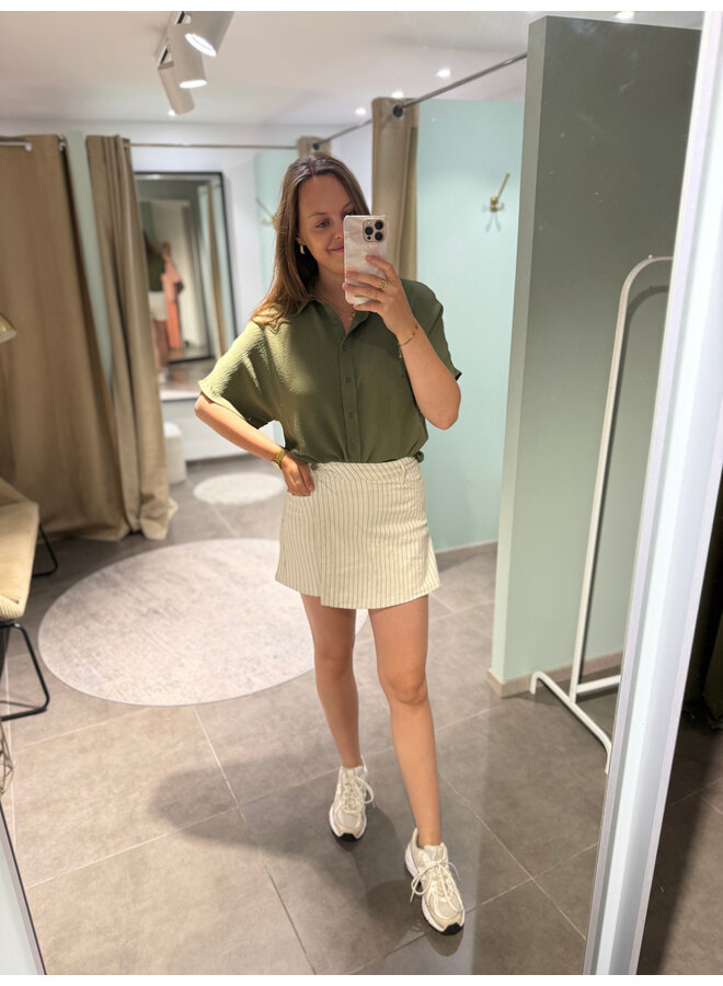 Jadene Striped Skort