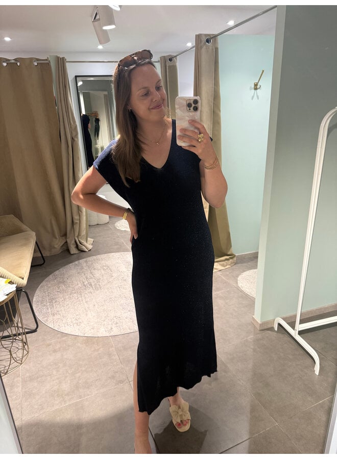 Holly Long Dress Dark Blue