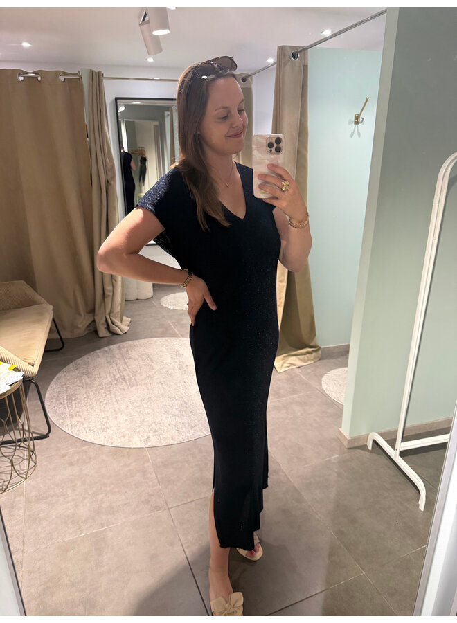 Holly Long Dress Dark Blue