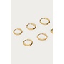 Ear Game Set van Drie Basic Oorringen Goud