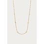 Vintage Ketting met Dots en Munten  Goud
