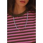 Vintage Ketting met Dots en Munten Zilver