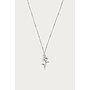 Vintage Ketting met Dots en Roos Zilver