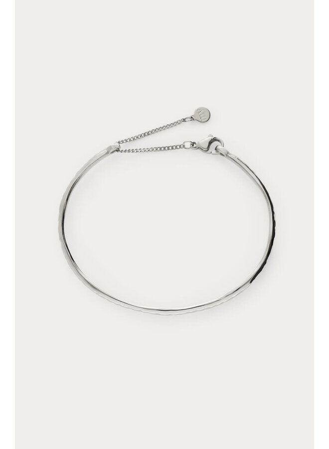 Vintage Bangle Organisch Zilver