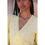 Sunrocks Ketting met Ster en Natuurlijke Parel Goud