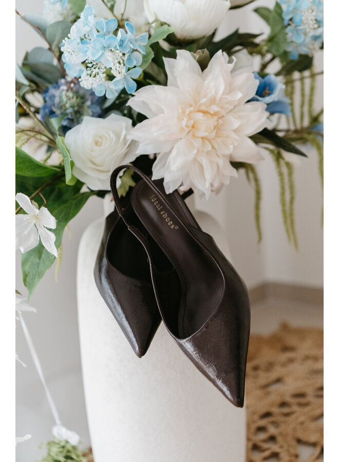 Sofia Heels Brown