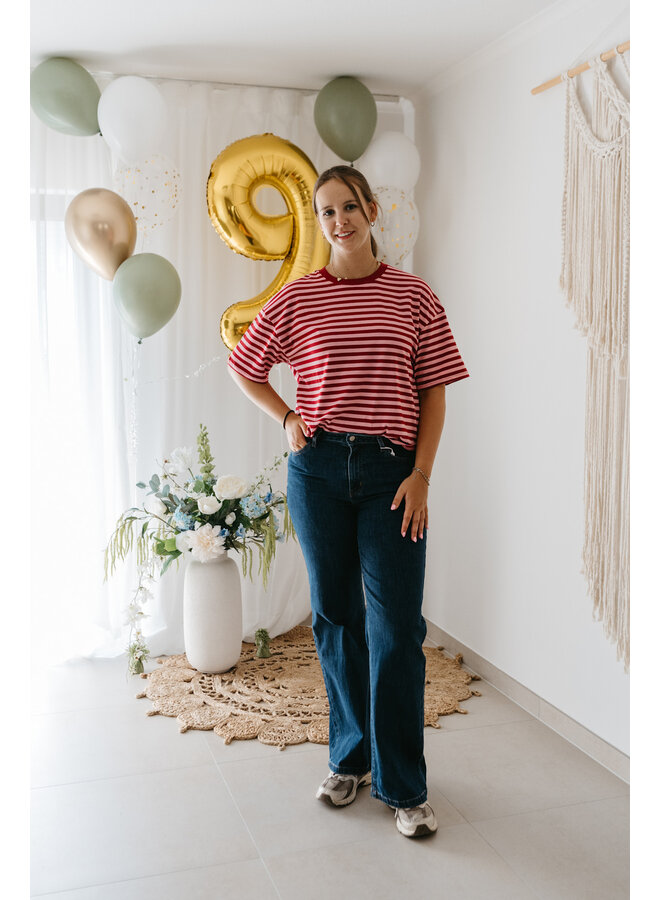 Gabriel Full Length Wide Jeans Brut