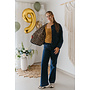 Nelle Quilted Vest Leo Blue