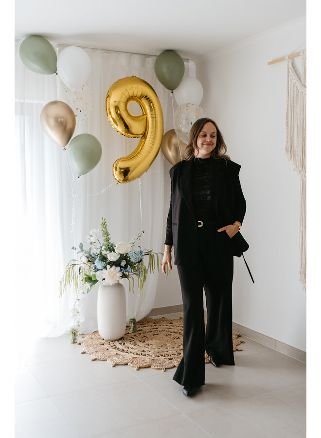 Stella Sleeveless Blazer Black