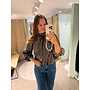 Dorothea Striped Bow Blouse