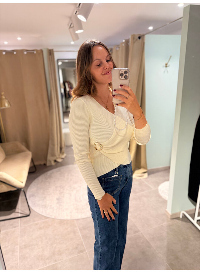 Victoria Top Beige