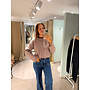 Zara Striped Long Sleeve T-Shirt Brown