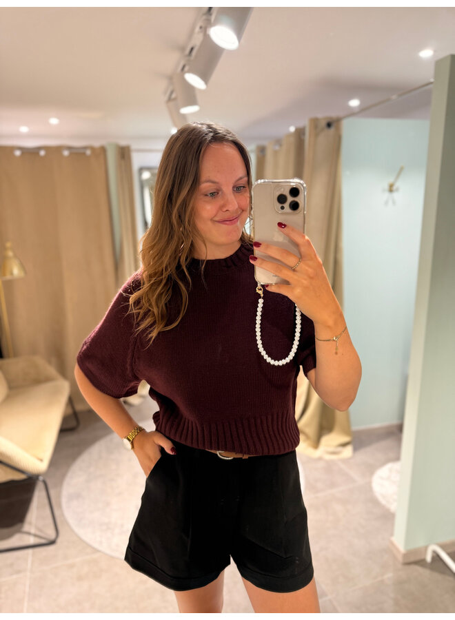 Mollie Knit Burgundy
