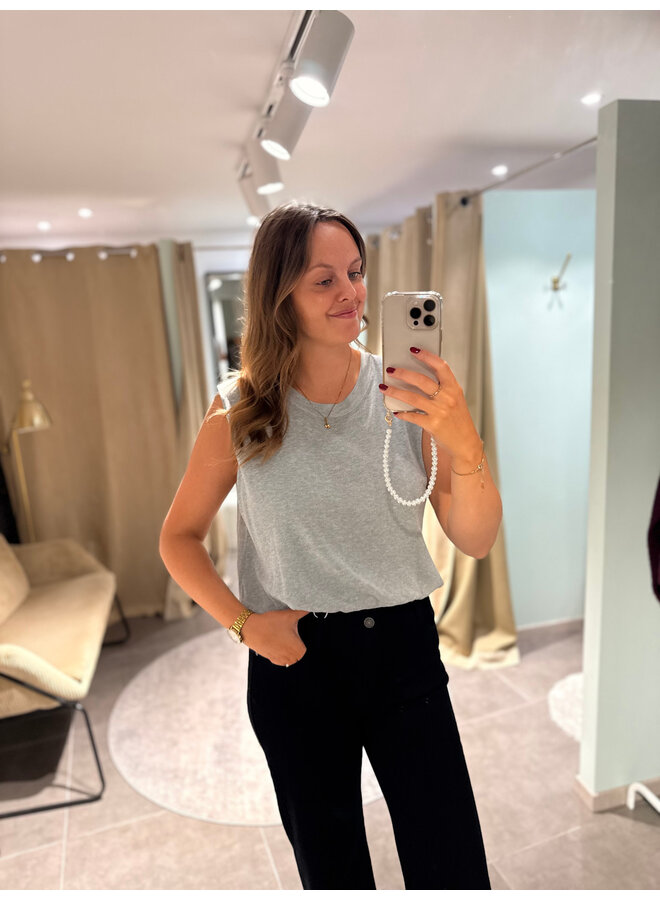 June Basic Top Grey