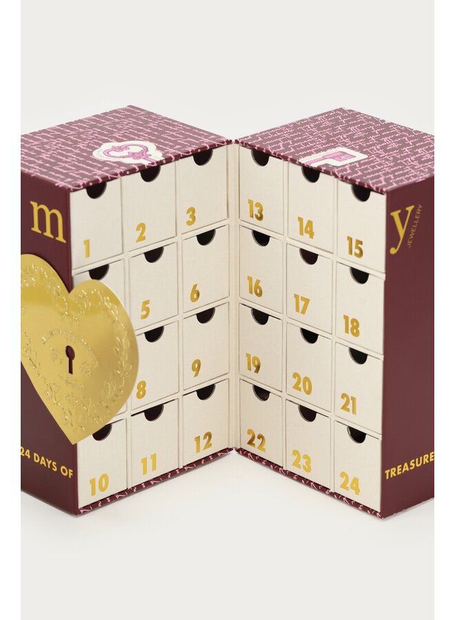 Adventskalender Deluxe 24 Days of Treasures Zilver