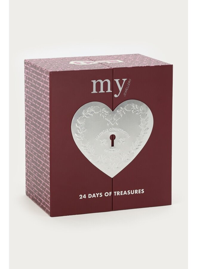 Adventskalender Deluxe 24 Days of Treasures Zilver