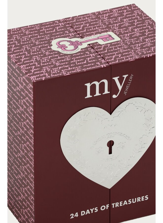 Adventskalender Deluxe 24 Days of Treasures Zilver