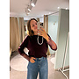 Lilly Lace Top Burgundy