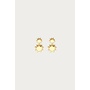 Fortune Oorhangers met Dubbele Zon Goud