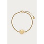 Fortune Dubbele Armband met Hartjes Zon Goud