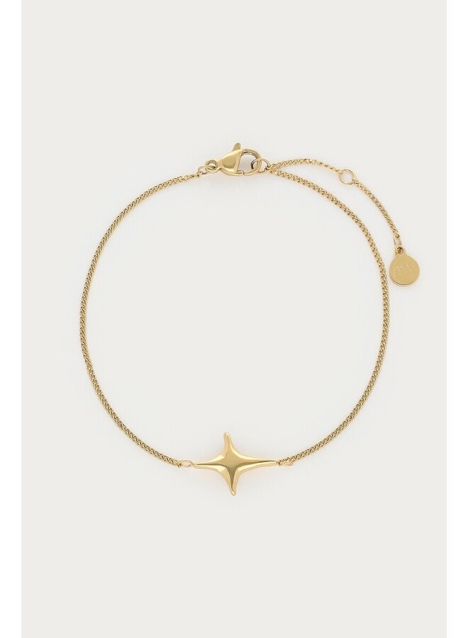 Fortune Armband met Poolster Goud