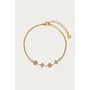 Magical Armband met Vier Klaver Strass Stenen Goud