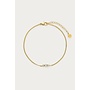 Magical Armband met Drie Strass Stenen Goud