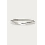 Magical Twisted Bangle met Strass Stenen Zilver