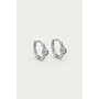 Magical Oorringen met Strass Steen Zilver